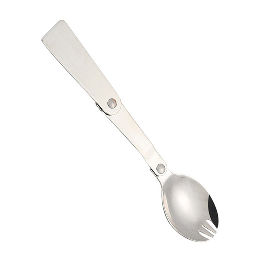 Multifunctional Outdoor Tableware Foldable Utensils Convenient Spoon