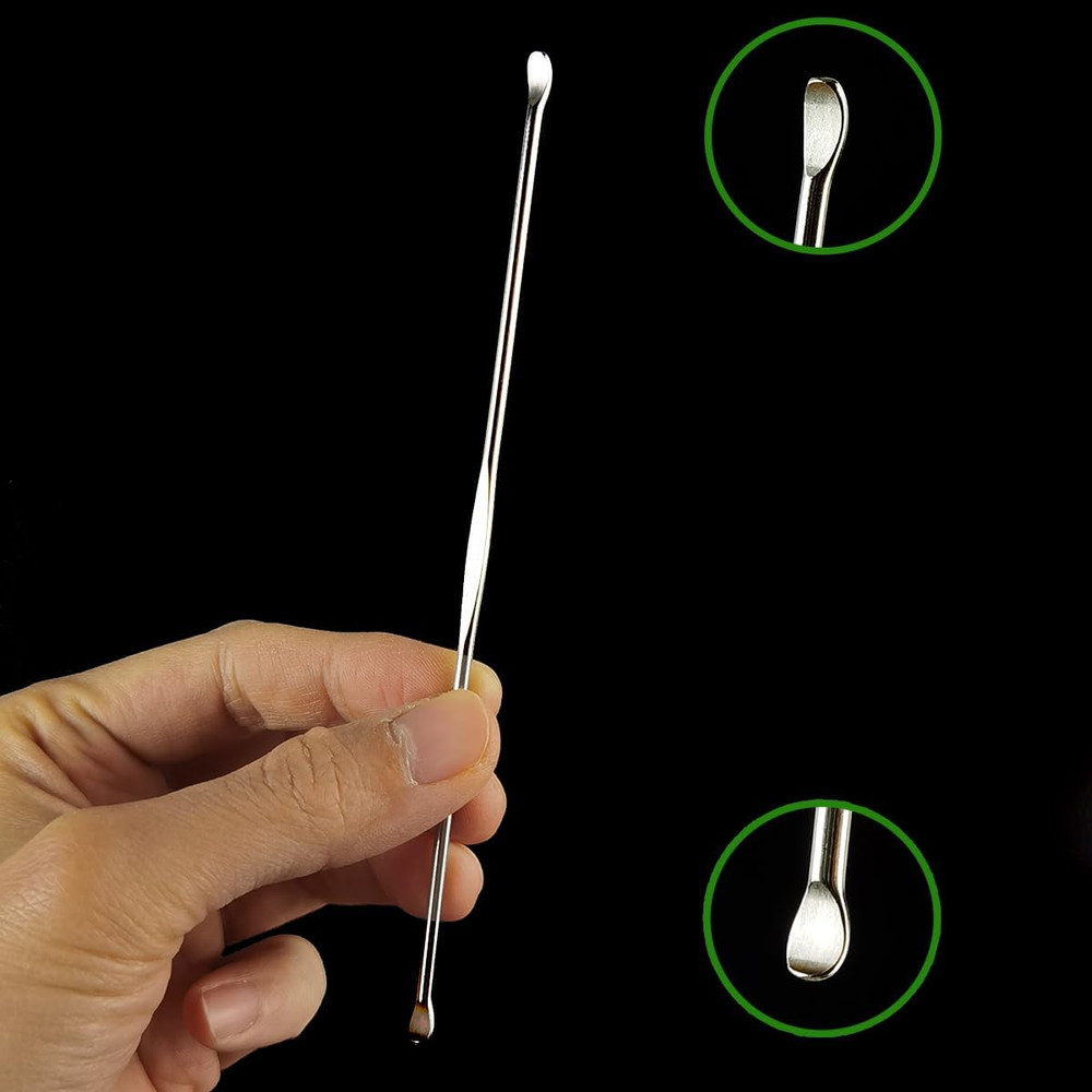 Upgraded 2 Lighted Tonsil Stone Remove Tool Tonsillolith Pick + Irrigation Clean