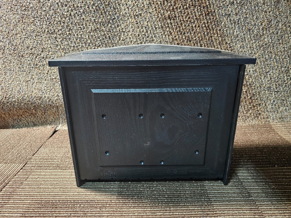 Architectural Mailboxes Wall Mount Mailbox Locking Black Medium-Sized Aluminum