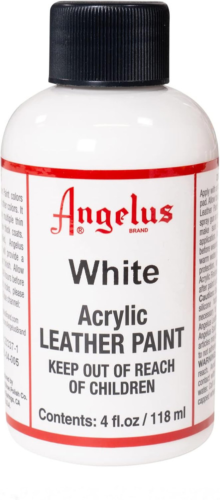 Acrylic Leather Paint 4Oz White