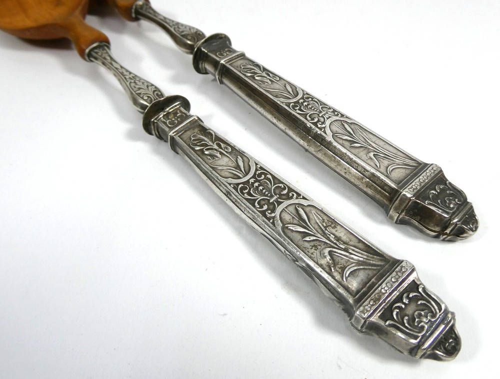 Silver Cutlery Salad Cutlery Circa 1850