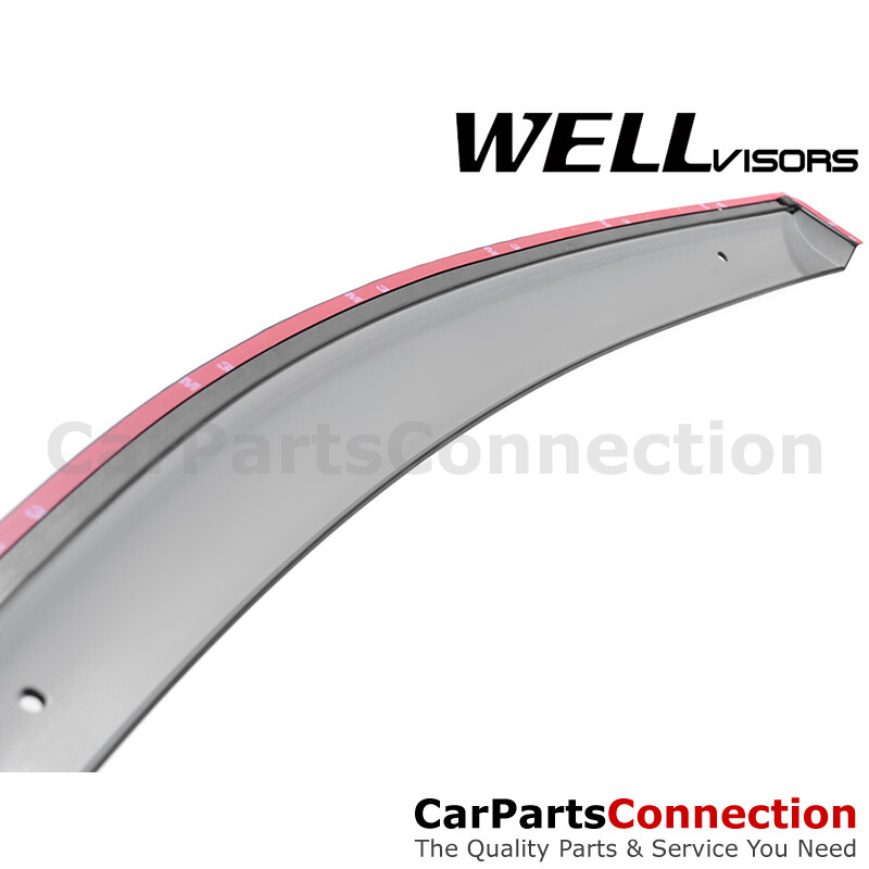 WellVisors Window Visors 2010-2016 MB E-Class Sedan W212 Sun Visor Deflectors