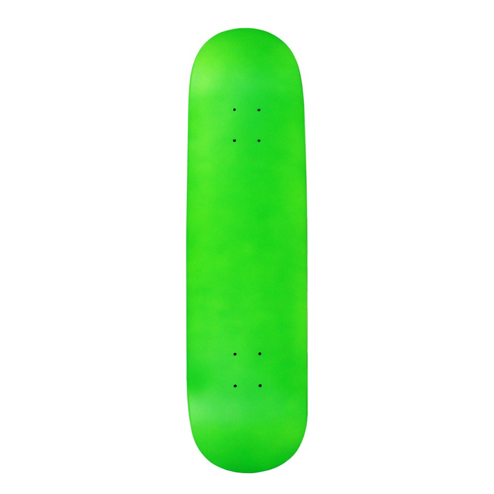 Moose Blank Skateboard Deck Neon Green 7.5"