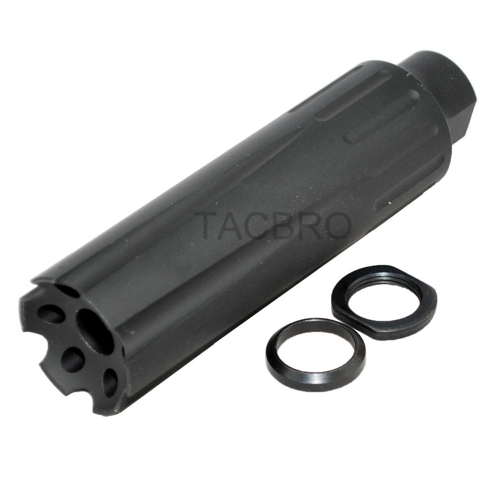 Black Aluminum Linear Compensator 5/8x24 Thread Pitch For .308 308