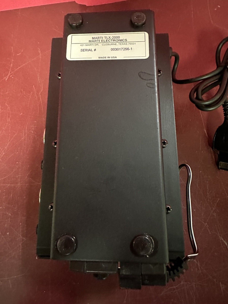 AS IS POWERS ON Marti Electronics TLX-2000 TalkPort Telephone Remote Unit