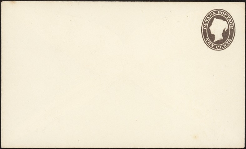CANADA, 1860-64. Envelope U2 White, Mint A