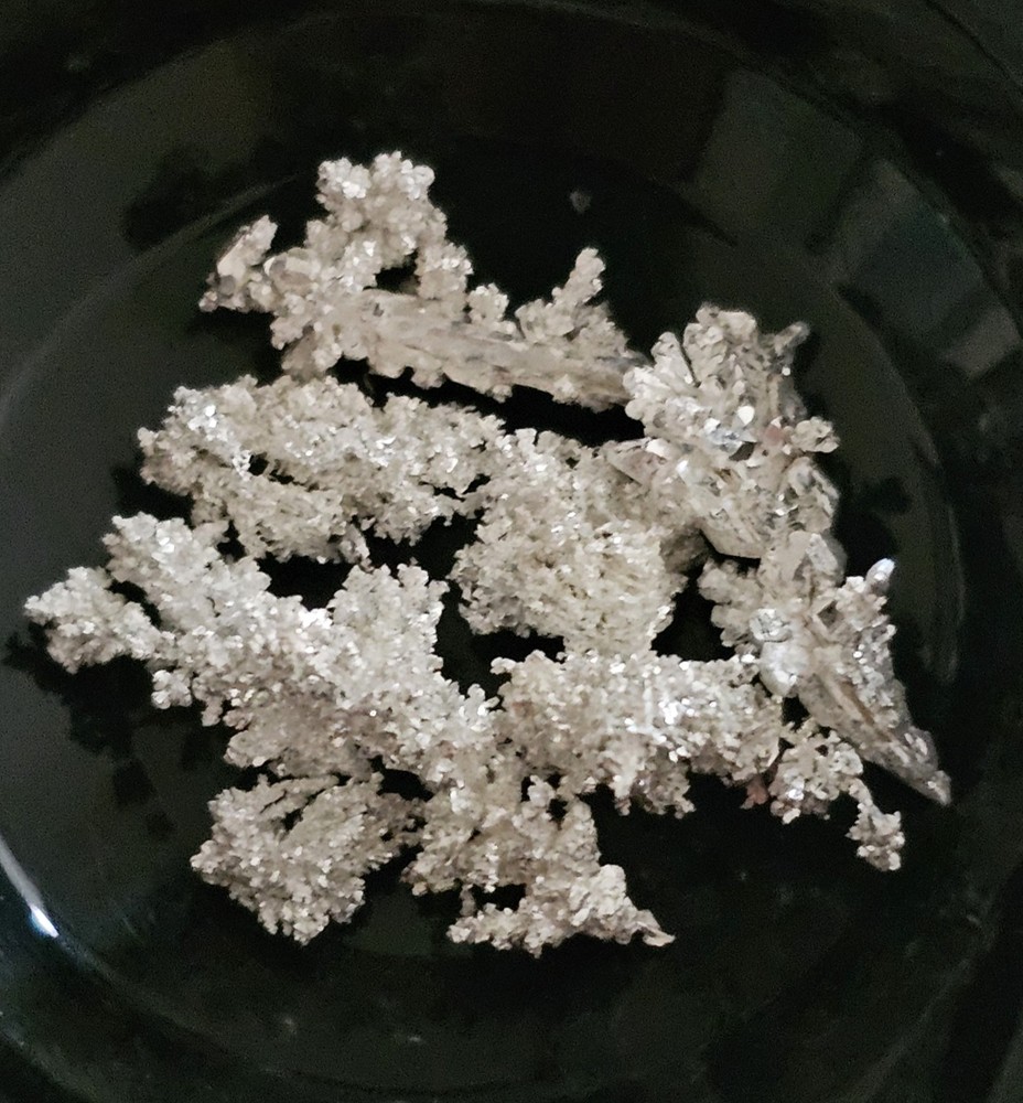 3.671g 9999 Pure Crystallized Silver Nuggets