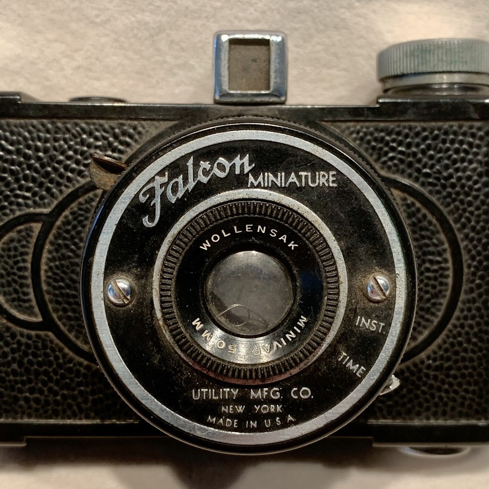 VINTAGE Falcon Miniature Black Camera