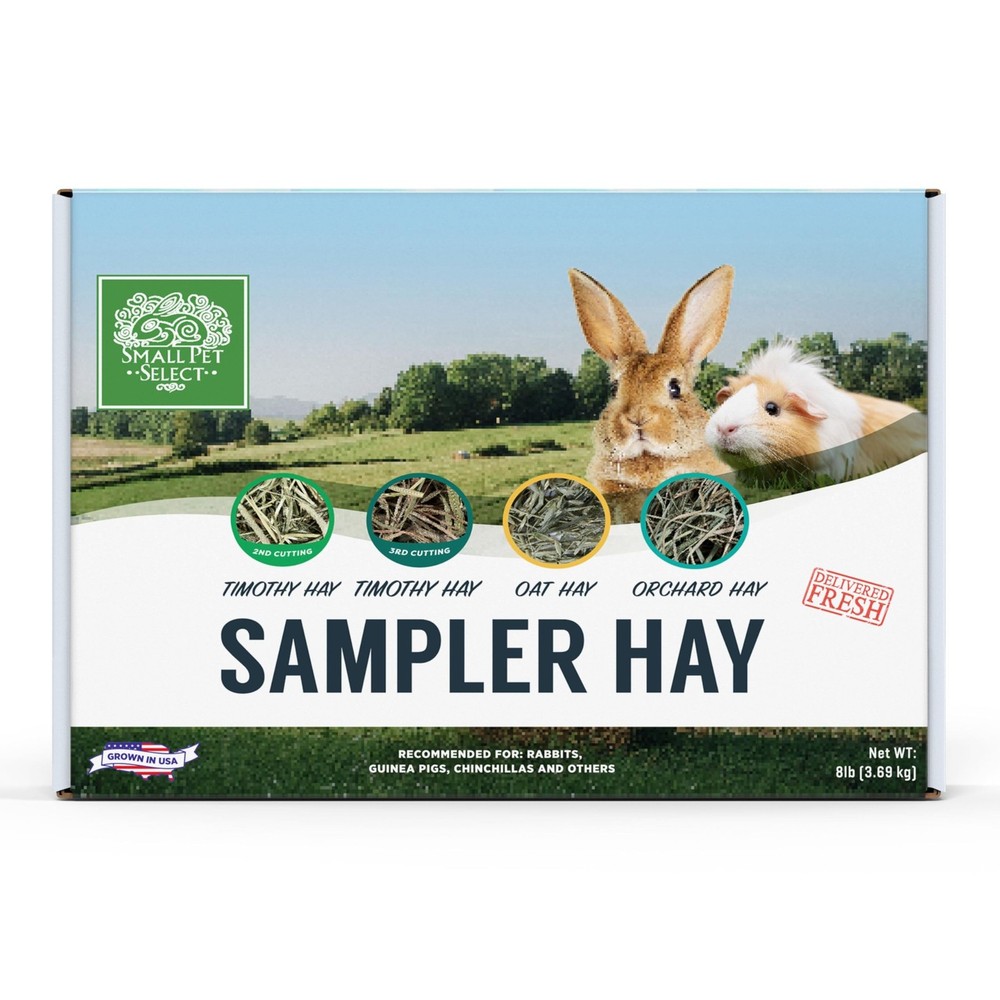 Timothy Hay Sampler Box 2nd & 3rd Cutting with Oat and Orchard Hay