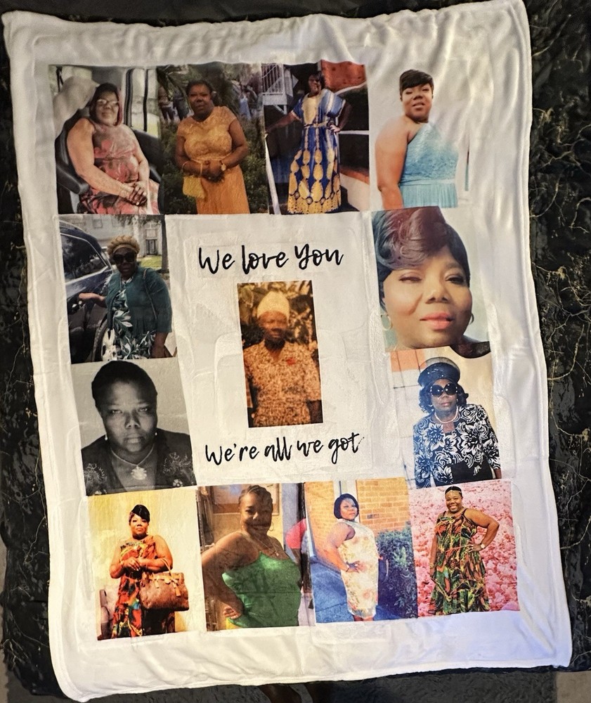 Customizable Photo Blanket For Valentines Day