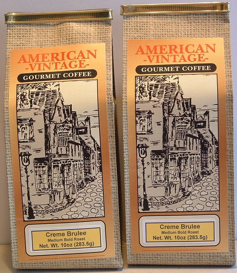 Decaffeinated Creme Brulee 2/10oz ground Medium Bold Roast