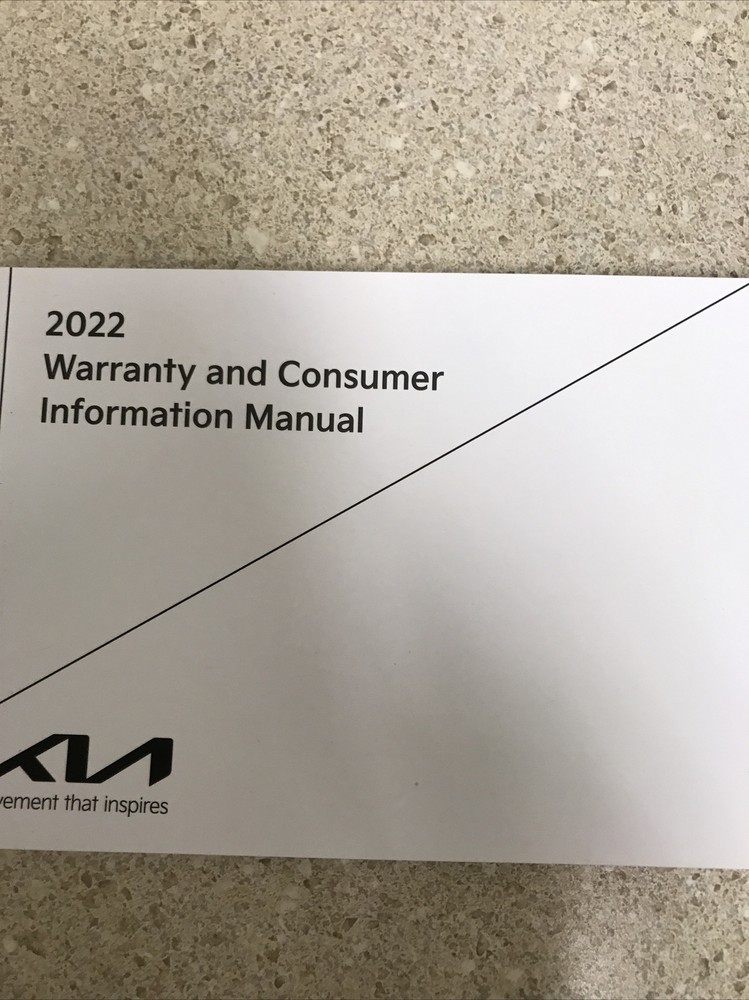 2022 Kia Sorento Owners Manual Set With Case