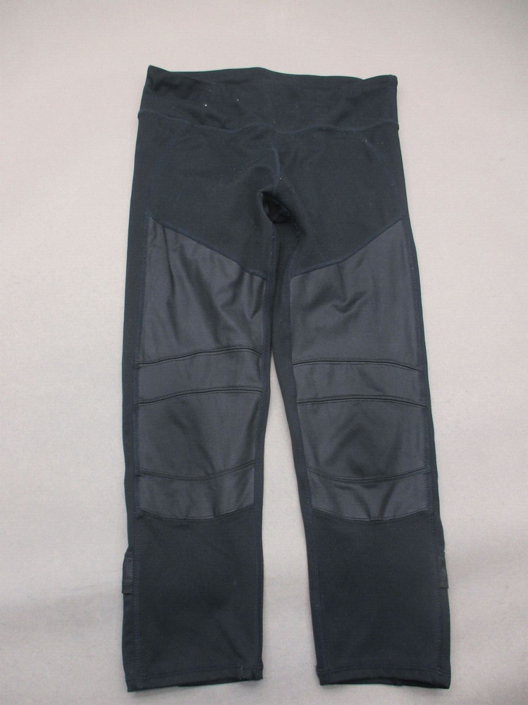Fabletics Size S Womens BLK Patch Stretch Pull On Athletic Cropped Leggings 871