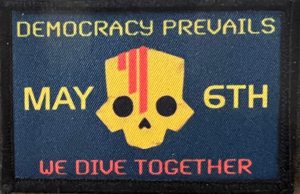 Helldivers 2 USA Flag / Super Earth Flag Morale Patch