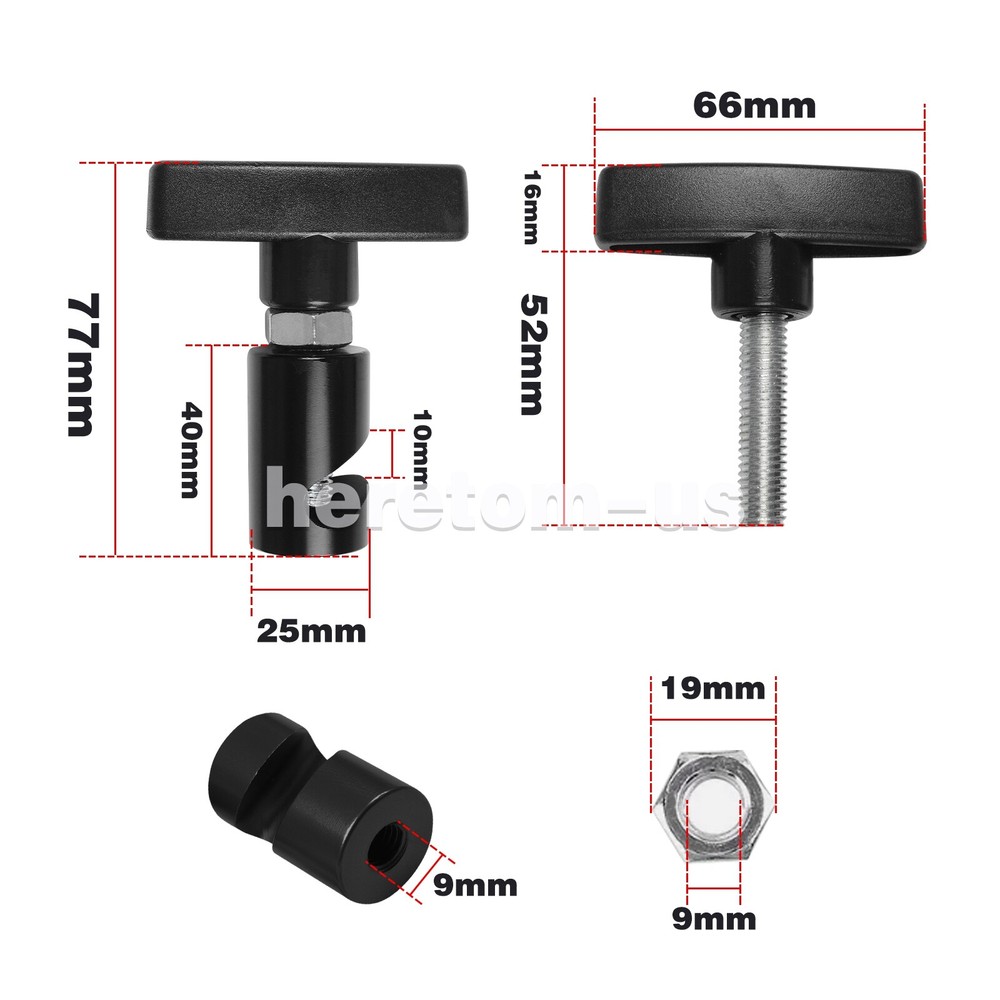 2Pcs Engine Hood Lift Rod Support Clamp Shock Prop Strut Stopper Retainer Tool