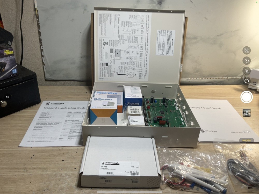 NEW GE /Interlogix/ CONCORD 4 SECURITY SYSTEM /JUA2968