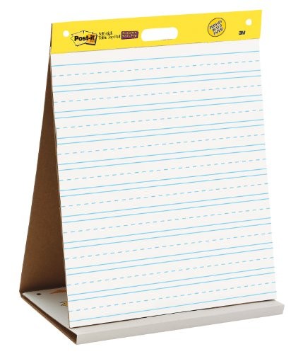 3M 563PRL Post-it Tabletop Easel Pad 20 Sheets 20"x23" White