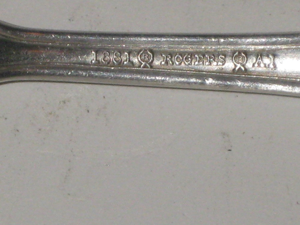 1881 Rogers A1 Silver PAT: Dec 27 Fork RARE
