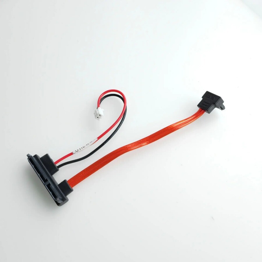 Right Angle 7+15 Pin 22Pin SATA Data 2P Power Cable for Mini PC ITX Mainboard