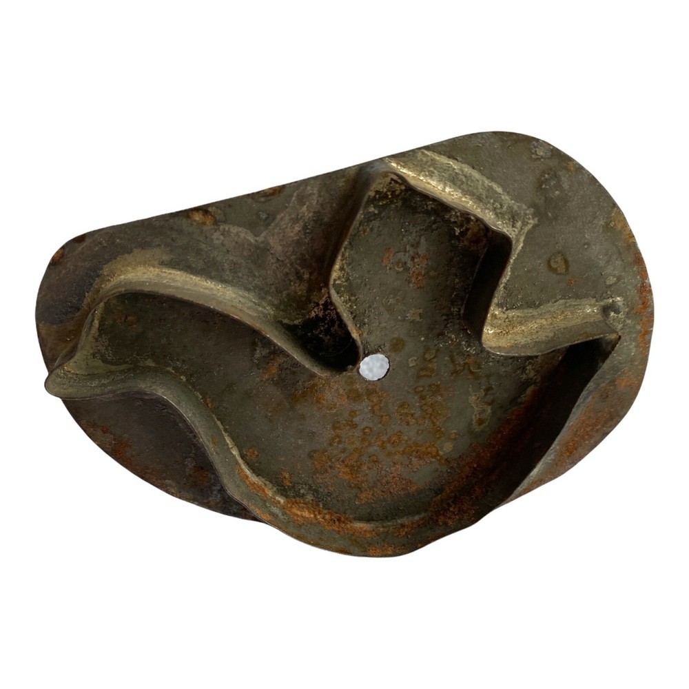 AAFA Cookie Cutter Dove Antique Primitive Tin Strap Handle