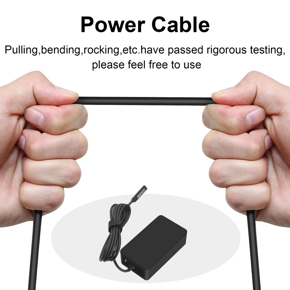 For Microsoft Surface 2 3 /Pro 1 2 /Book/ RT/ Power Charger AC Adapter