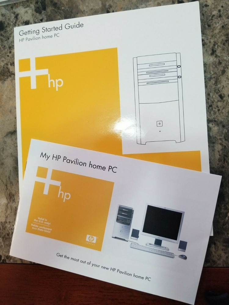 HP Pavilion 540J Intel P4 Pentium 4 System Documentation set / lot