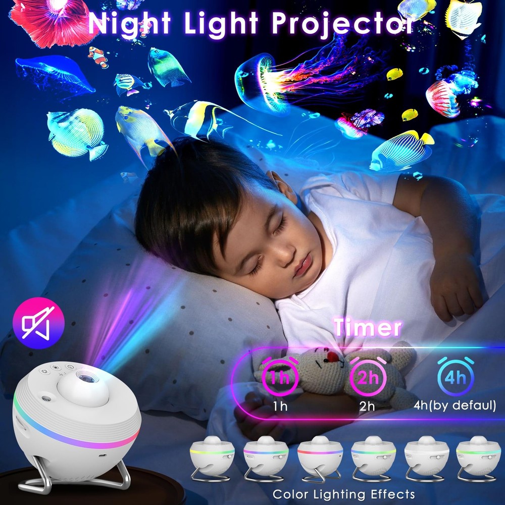 Galaxy Projector for Bedroom, Star Projector Galaxy Light with Dynamic Meteor...