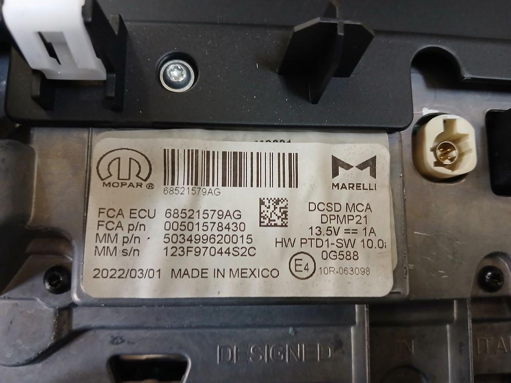2023 Jeep Compass Info-GPS-TV Display Screen 2952514