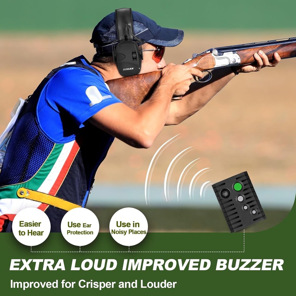 Shot Timer for Shooting Competition Firearms Loud Buzzer Modes
