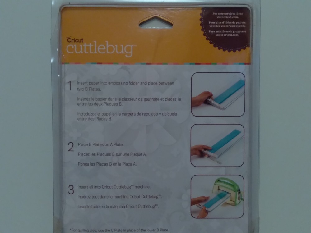 Cricut Cuttlebug - New - Adapter Plate - C Plate - 5.87 " x 13 "