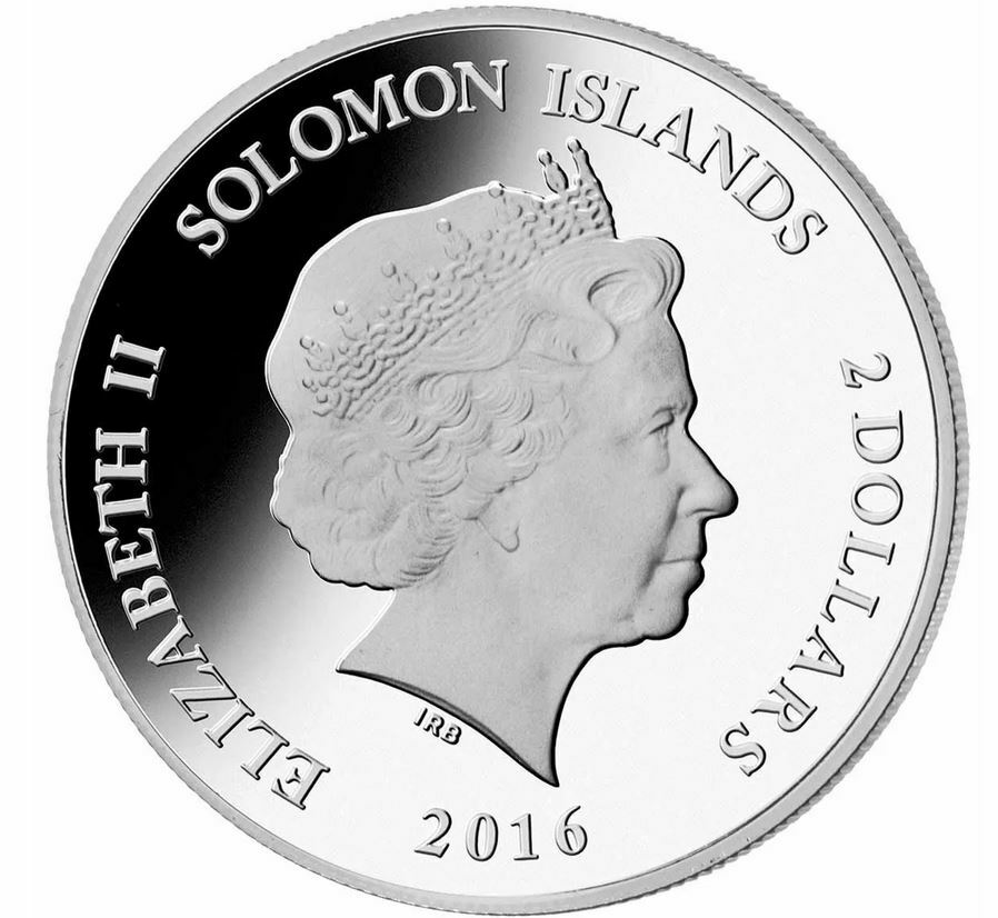 SOLOMON ISLANDS $2 2016 Silver Proof Ancient Egypt - Siwa Oasis'