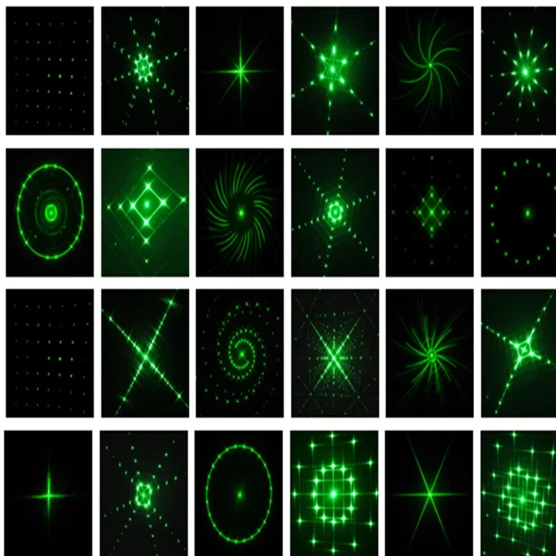 24 In1 Diffraction Grating Visual Holographic Pattern Optical Laser Grating