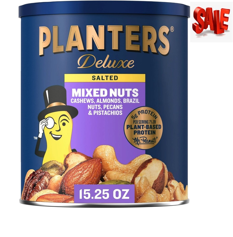 Planters Deluxe Mixed Nuts 15.25 oz. Canister