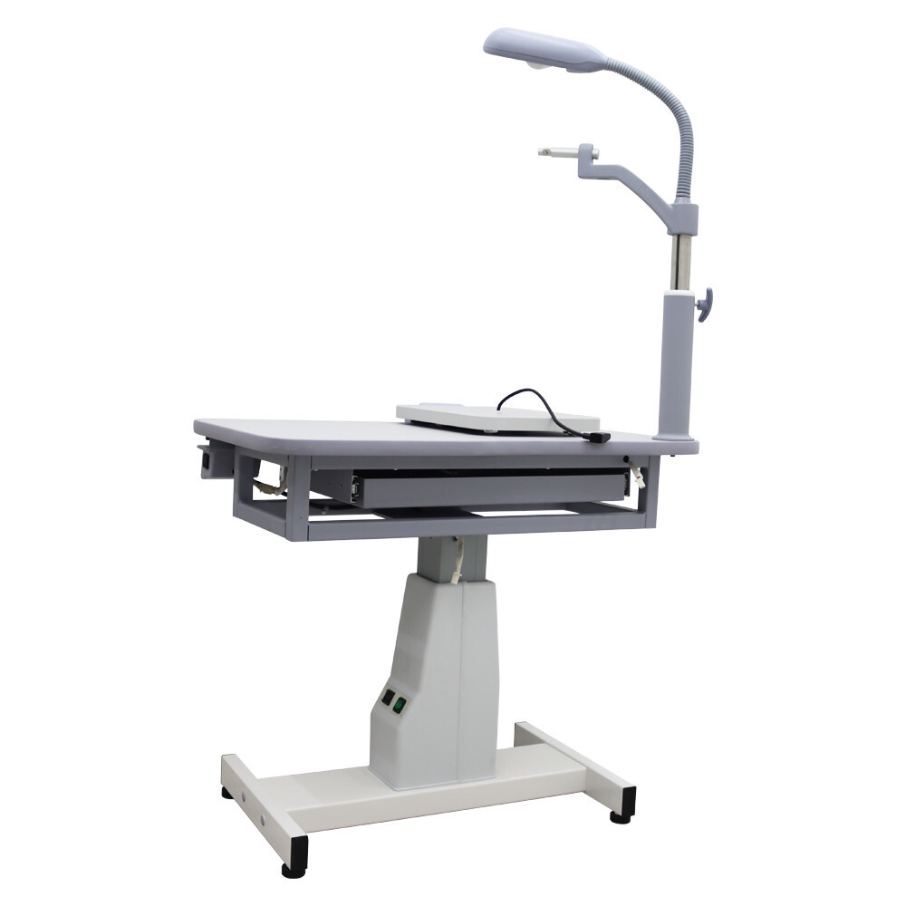 Automatic Optometry Ophthalmic Eyeglass Test Stand light Adjustable Height Table
