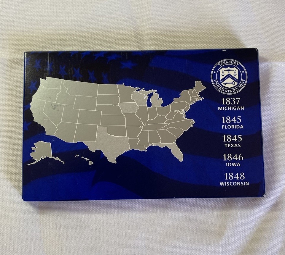 2004 State Quarter Clad Proof Set U.S. Mint Packaging OGP COA