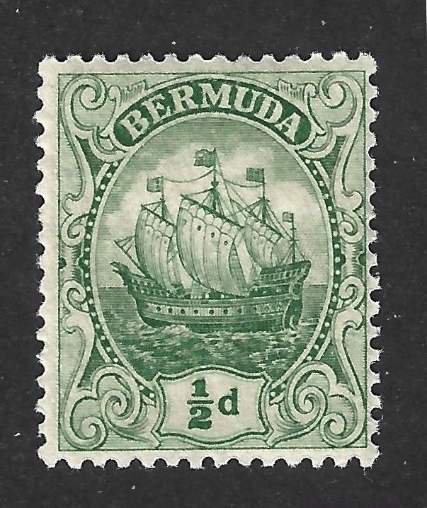 Bermuda 1928 #82 Caravel - Fine MH