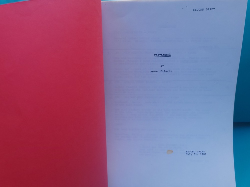 Flatliners Movie Script by Peter Filardi Second Draft July 31,1989 Paper Script