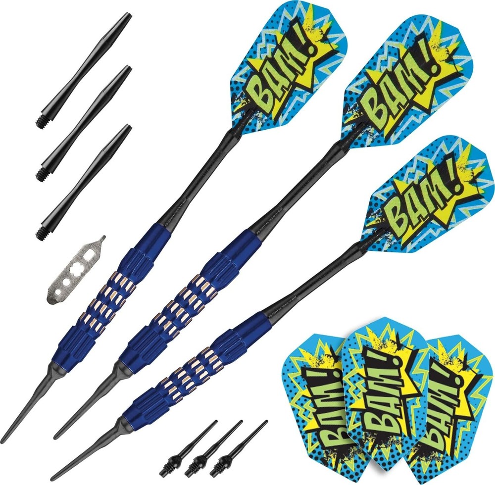 Viper Comix BAM! Darts Soft Tip Darts Blue 18 Grams