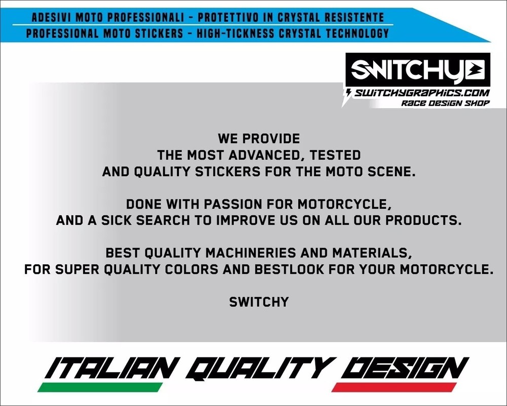 Stickers YZ 250 1992 Set Compatible