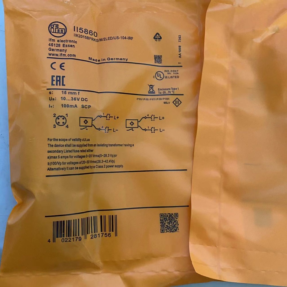 1 PCS New For IFM Inductive Proximity Switch II5860 sensor