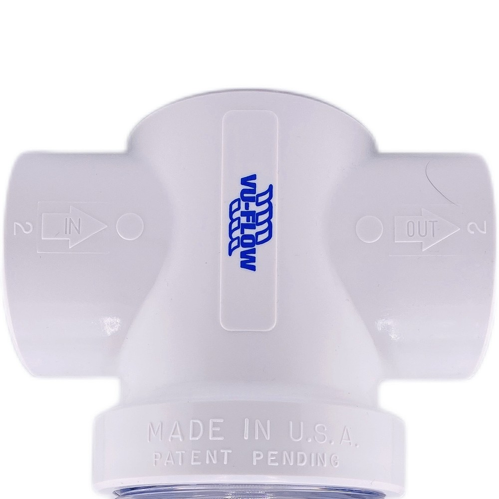 Vu-Flow/Rusco 2" Spin Down Screen Water Filter System with 500 Mesh Element