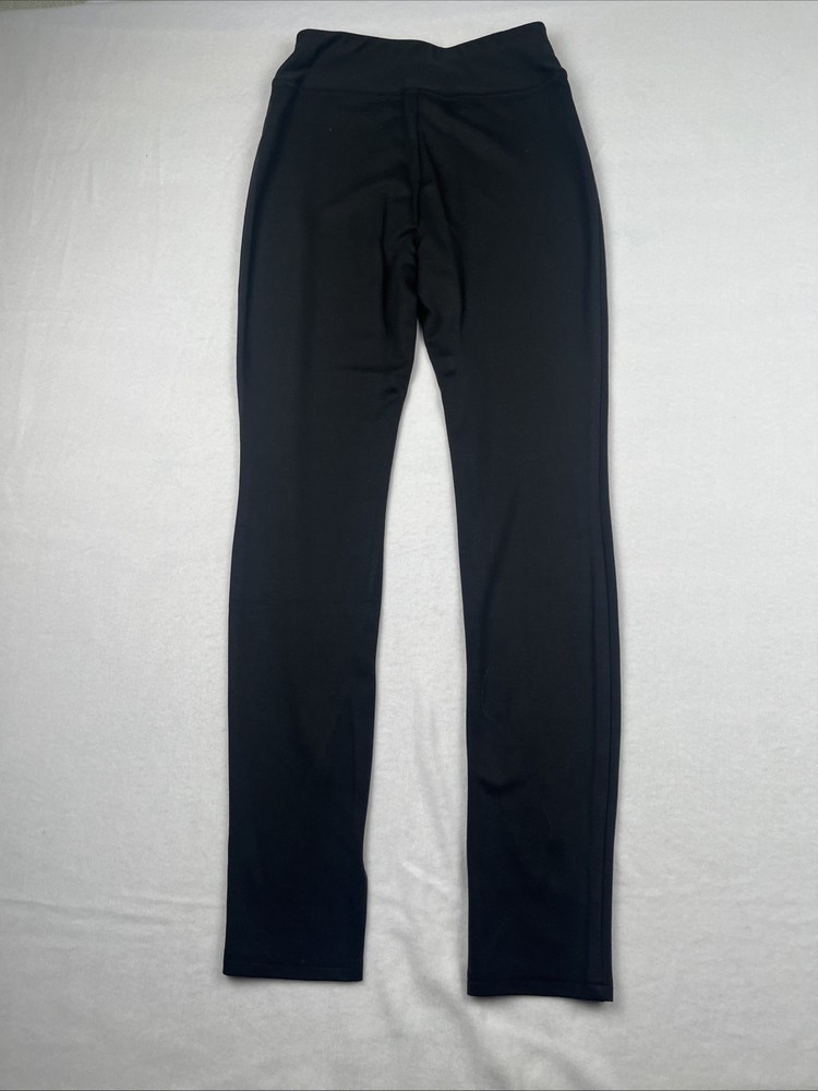 Kate and Mallory black leggings split leg extra small
