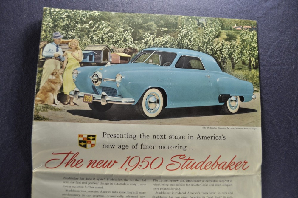 1950 Studebaker Brochure Commander Champion Land Cruiser Original 50
