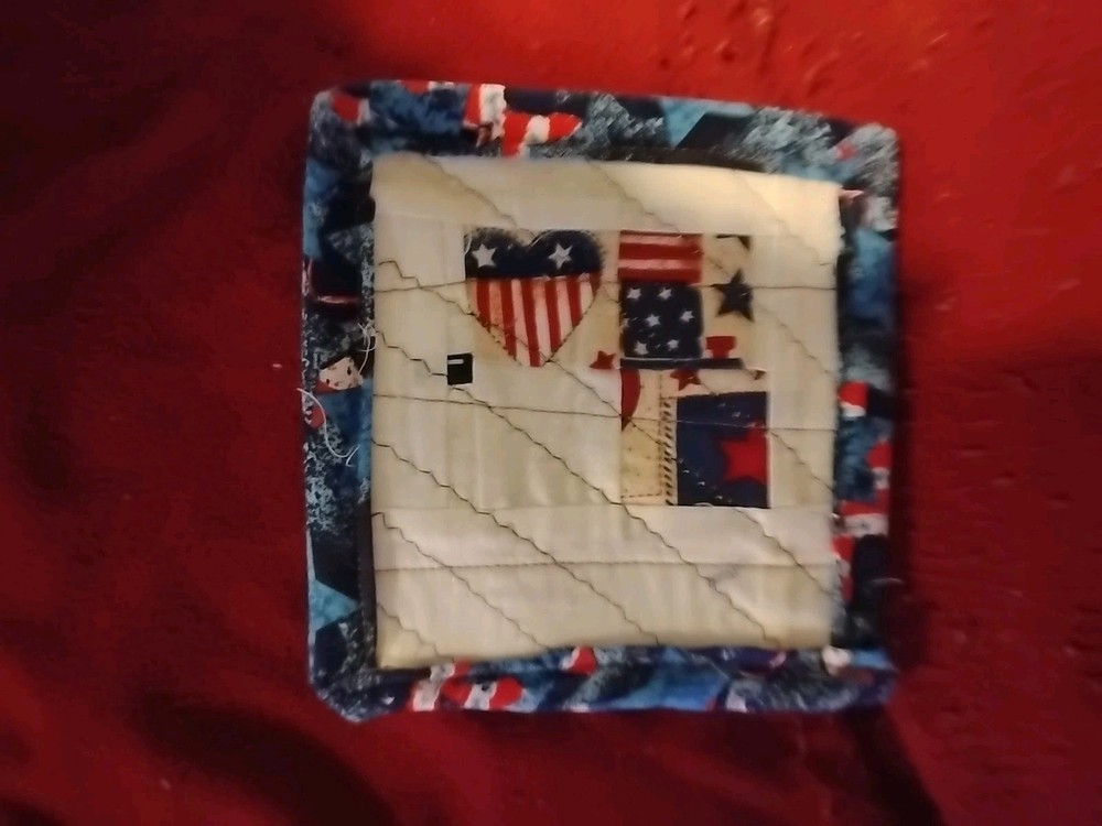 Unique 'America The Beautiful' Potholder