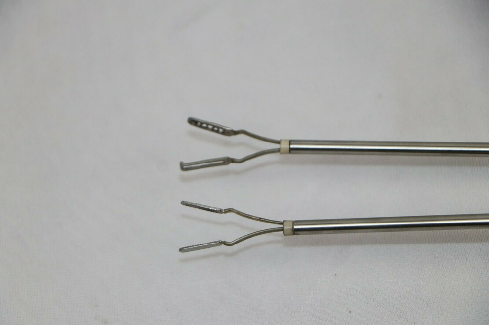 Laparoscopic Bipolar Kleppinger And Plate Type Forceps Cable Instruments 5mm
