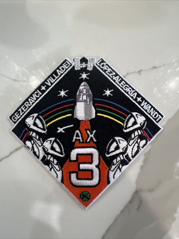 SpaceX Employee Patch -  AX 3 Dragon Flight