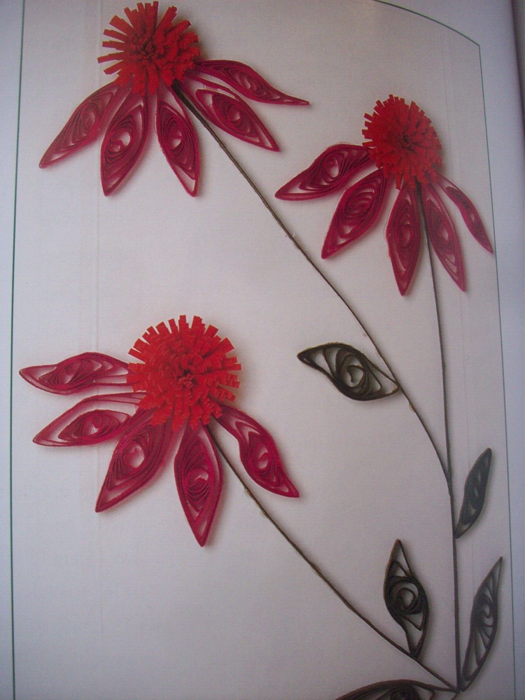 Popular Quilling patterns & instruction Christmas Crane flowers
