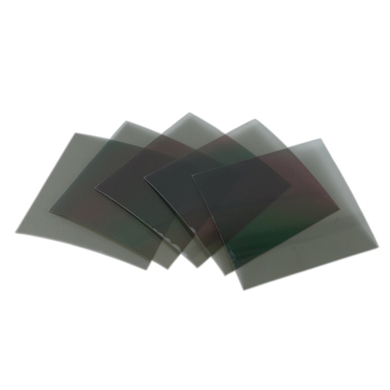 2x Polarized Film Sheets Adhesive Polarizer Linear Polarizing Filter for Screen