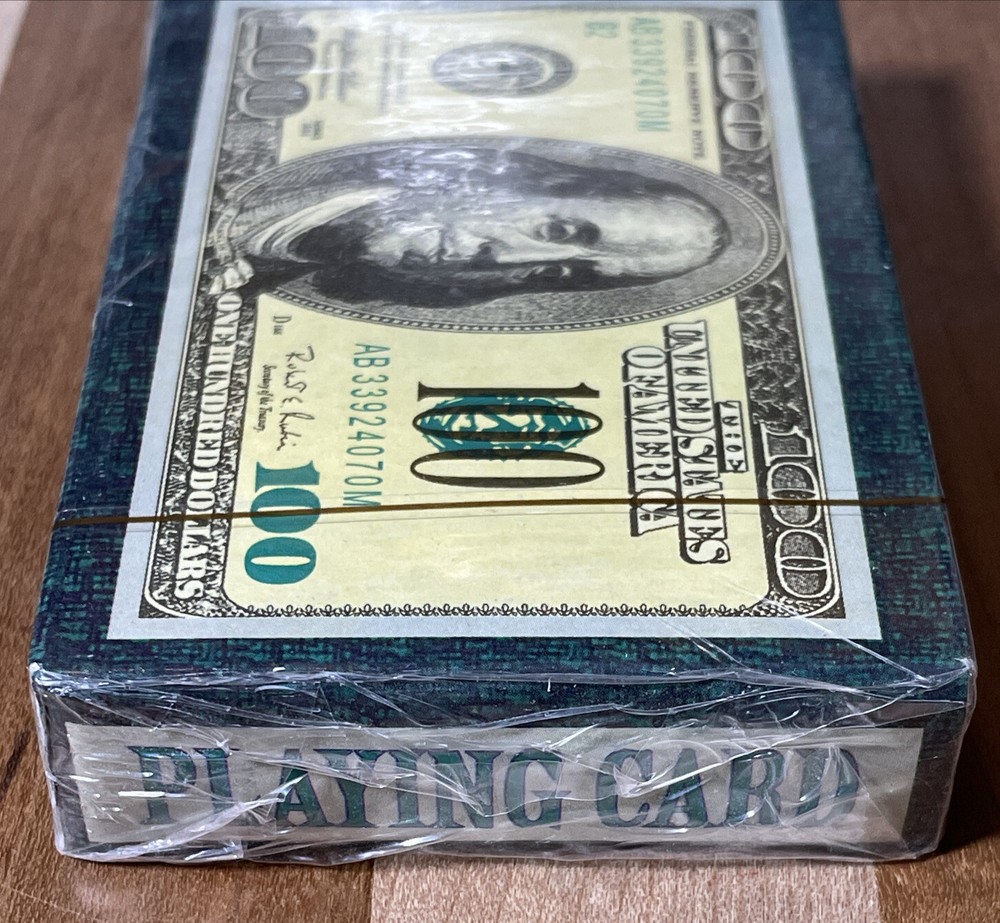 NEW SEALED Hundred Dollar Playing Card Deck One