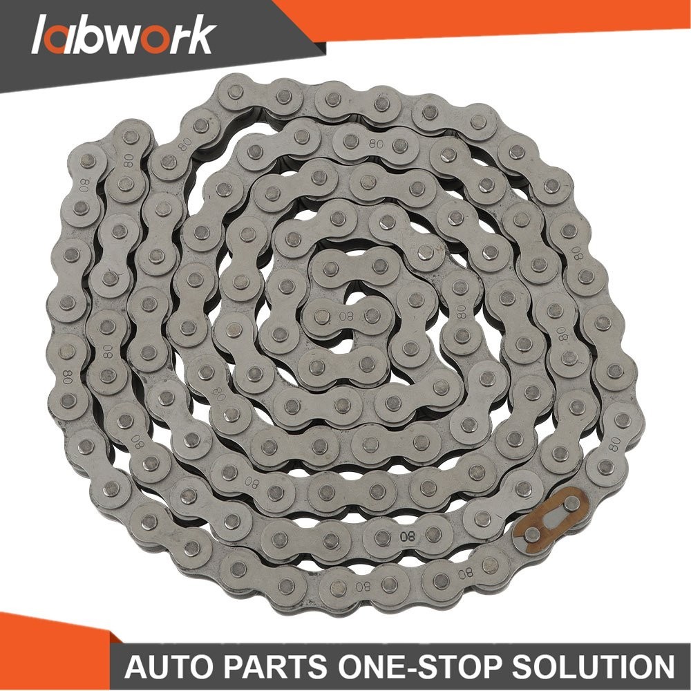 Labwork #80 Heavy Duty Roller Chain × 10 Feet With 1 Connector
